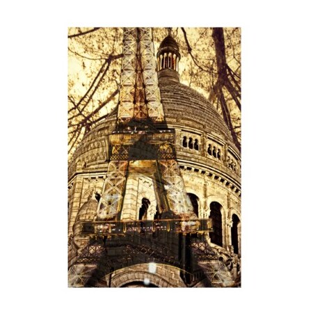 Trademark Fine Art Golie Miamee 'Paris Lights' Canvas Art, 12x19 IC02340-C1219GG